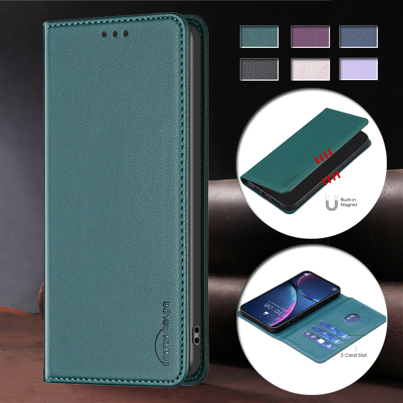 Luxury Bags Eu - Redmi15C用高級レザーフリップフォンケース、Xiaomi Redmi 15C EU 4G/5G 173mm対応、マグネット式カバー、無地ウォレットバッグ