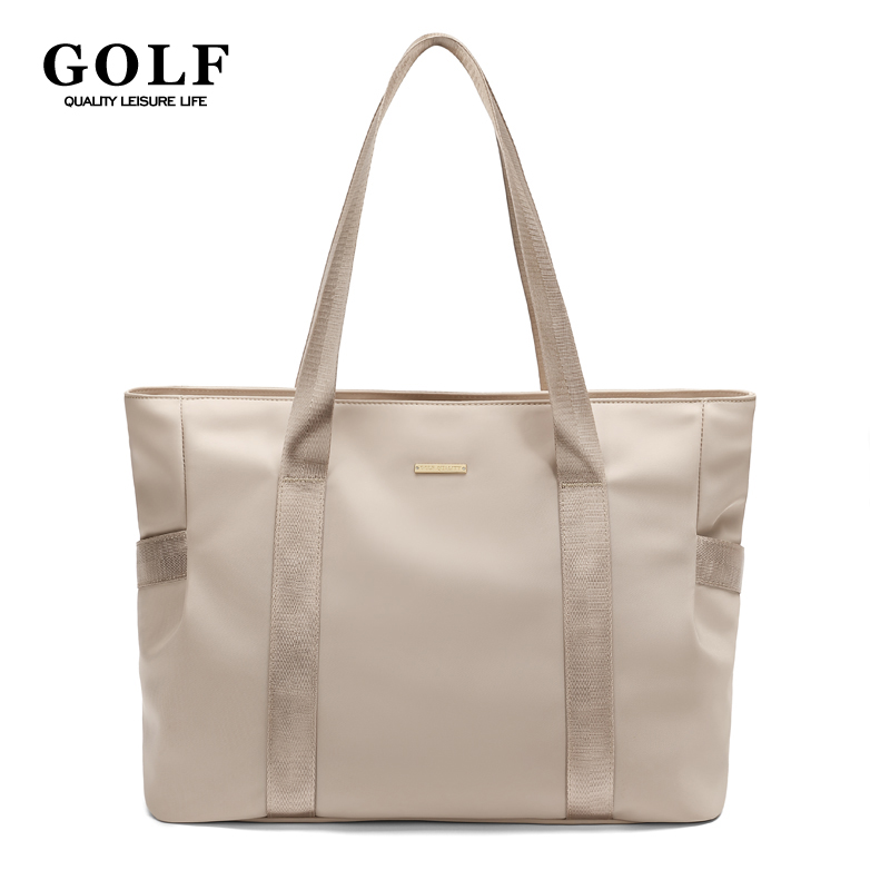 Luxury Bags Coach - ゴルフデザイナー高級レディースバッグショルダーバッグ仕事用 14 インチ通勤バッグジッパーコンパートメント付き大容量トートバッグ