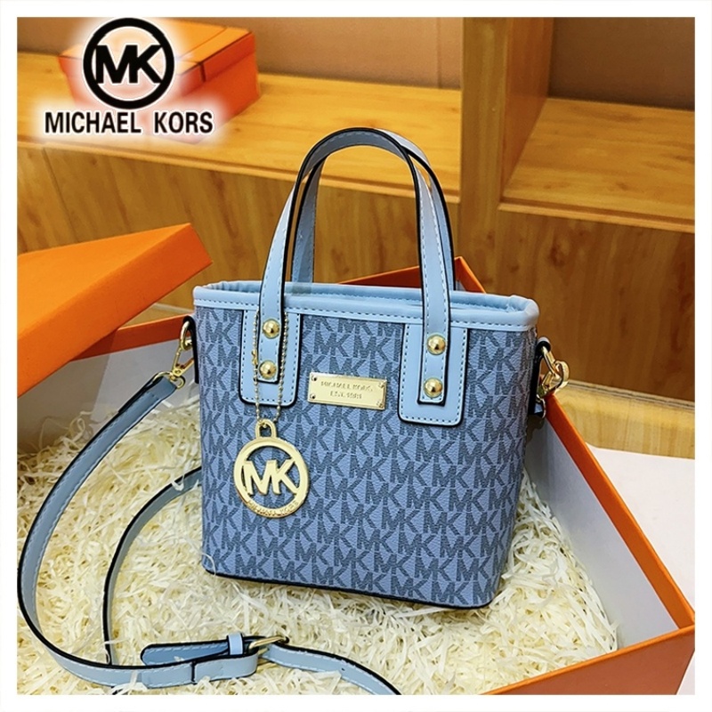 Luxury Bags Michael Kors - マイケル・コースの女性用ファッショナブルでカジュアルな多用途クロスボディハンドバッグ、軽やかなラグジュアリー感のあるクラシックで時代を超越したMKバケーションヴィンテージバッグ