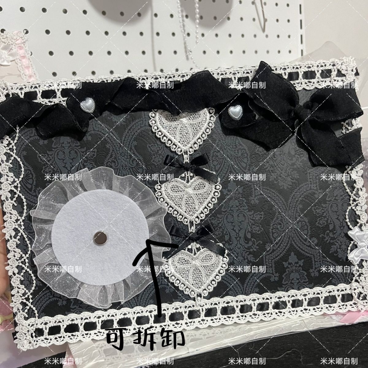 Luxury Bags Made In China - 高級コスプレイタバッグバッジカードホルダー手作りリボンレースインサートボードバッジバックパック Wego バッグオーガナイザーボード