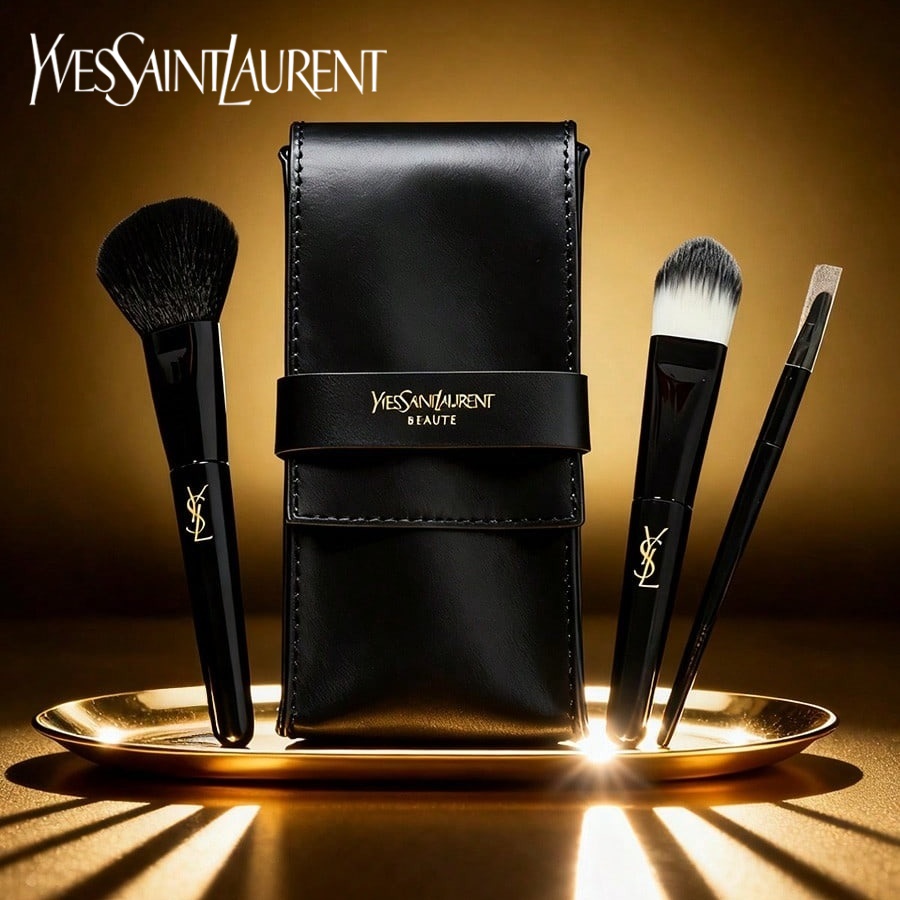 Luxury Beach Bags Ysl - YSL モデル 3 ピース エッセンシャル統合メイクアップ ブラシ