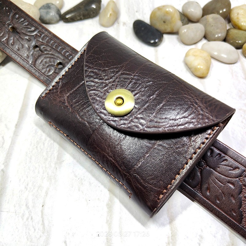 Accordion Wallet Zip - Blongk-男性用の小さな本革バッグ,カードホルダー,キーホルダー,財布,3618