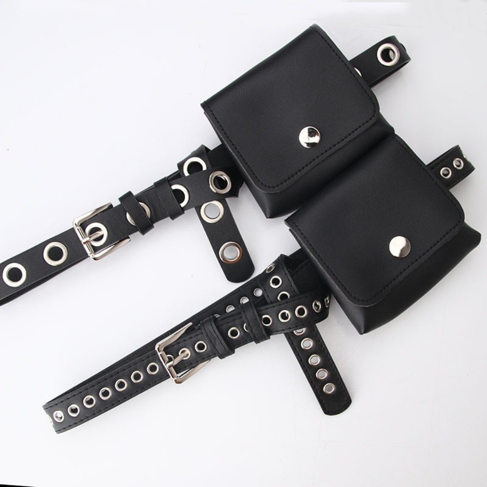 Belt Bag Leather Wide - 新しい PU レザー女性用ウエストバッグ調節可能なストラップコンパクトベルトバッグワイド開口部軽量ファニーパック毎日の通勤