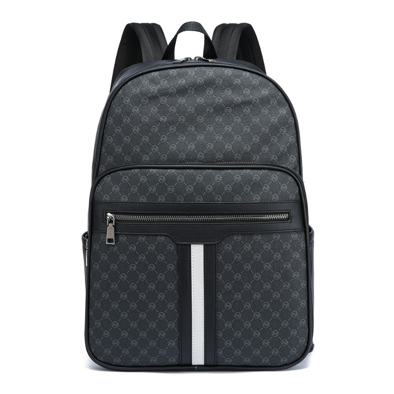 Luxury Bags That Fit Laptop - ファッションメンズバックパック高級ワニ革バックパック男性 14 インチラップトップバックパック男性大容量トラベルバッグソフトバック