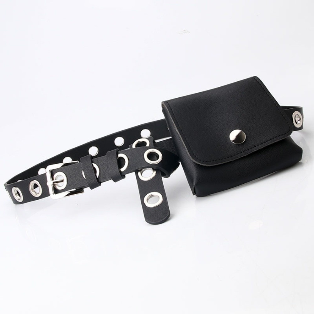 Belt Bag Leather Wide - ギフト PUレザー レディース ウエストバッグ 調節可能なストラップ コンパクトベルトバッグ