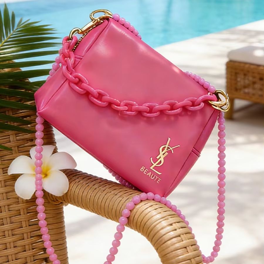 イヴ・サンローラン YSL バッグ ブライトピンク デザイナ - Luxury Beach Bags Ysl のレビューと価格