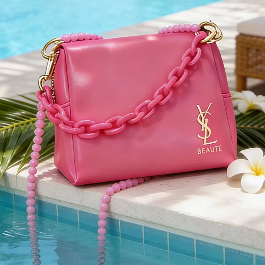 イヴ・サンローラン YSL バッグ ブライトピンク デザイナ - Luxury Beach Bags Ysl のレビューと価格