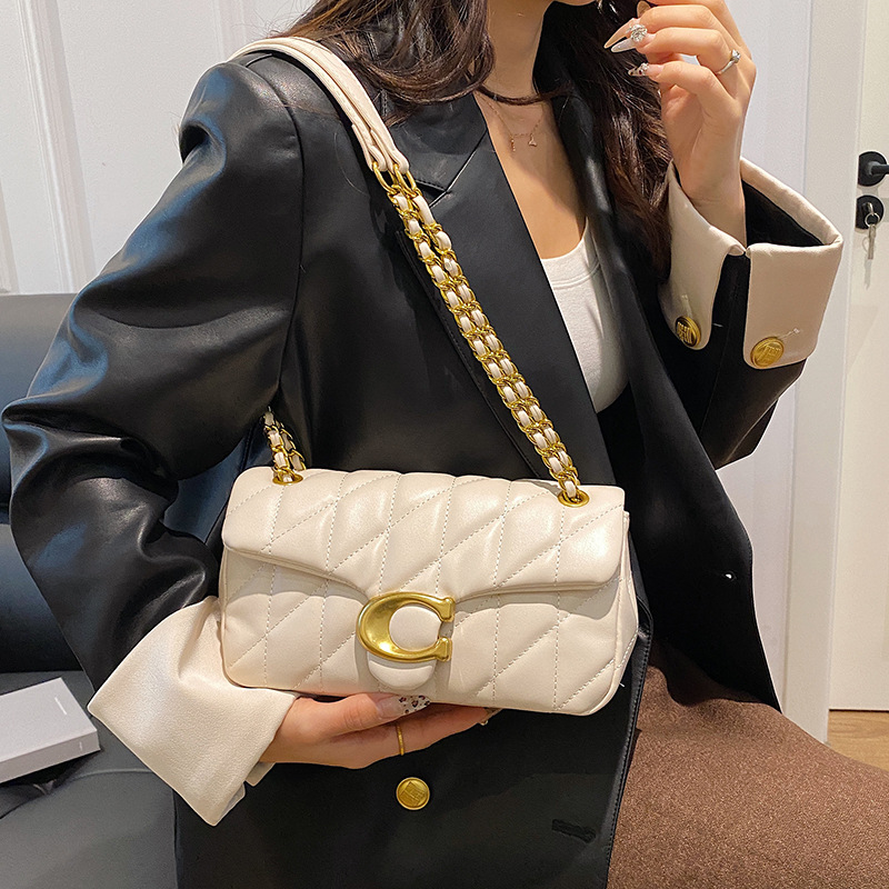 レディースヴィンテージレザークロスボディバッグ、調節可能な取 - Luxury Bags Coach のレビューと価格