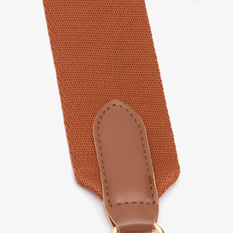 ソリッドカラーバッグストラップデザイナー5cm幅キャンバス生 - Belt Bag Leather Wide のレビューと価格