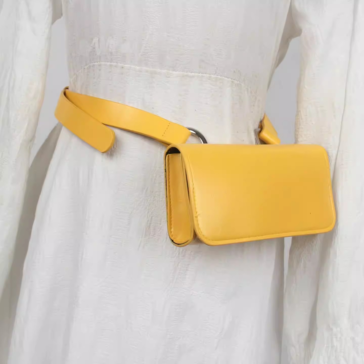 Pu レザーバッグベルト男性女性革パンクコルセット女性カマー - Belt Bag Leather Wide のレビューと価格
