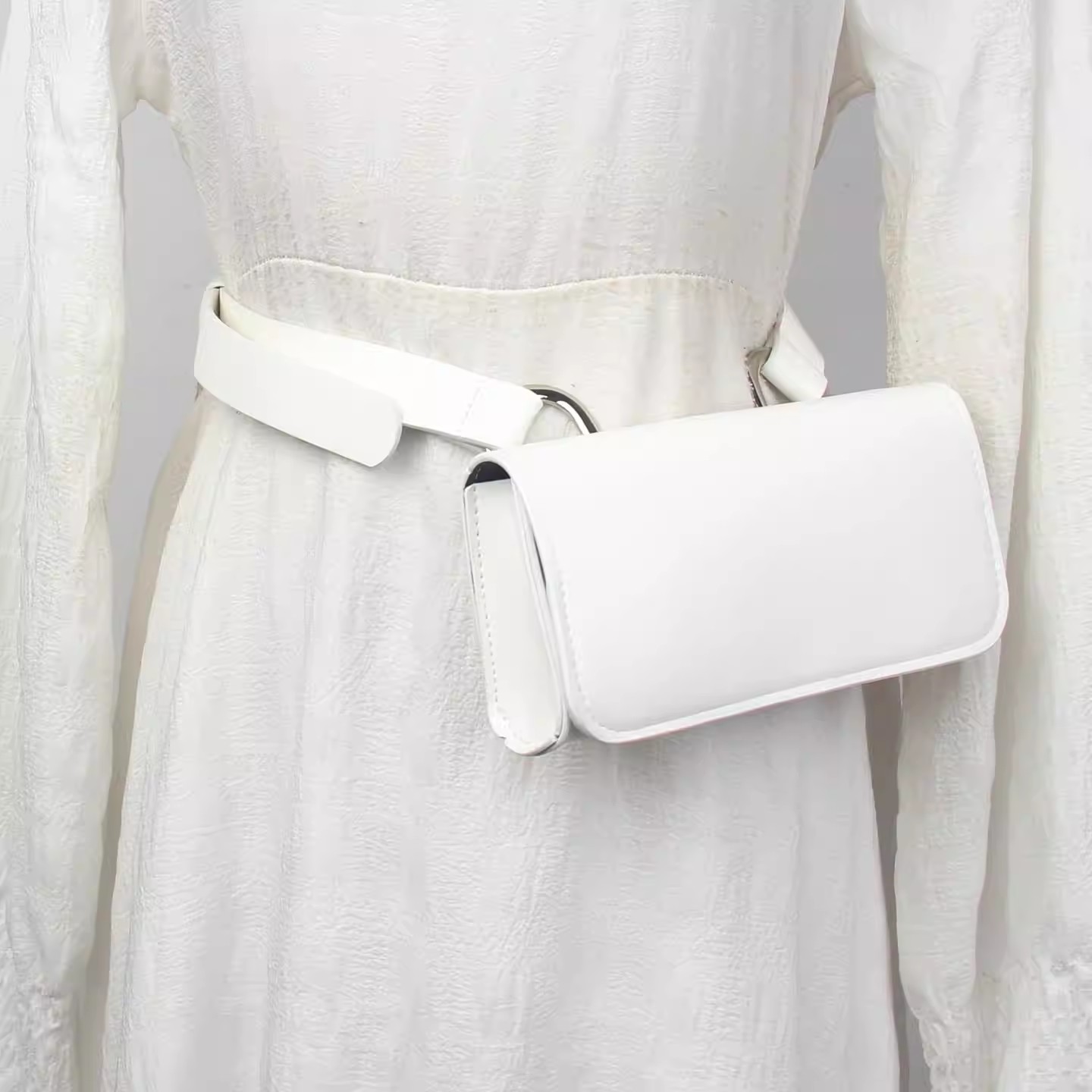 Pu レザーバッグベルト男性女性革パンクコルセット女性カマー - Belt Bag Leather Wide のレビューと価格
