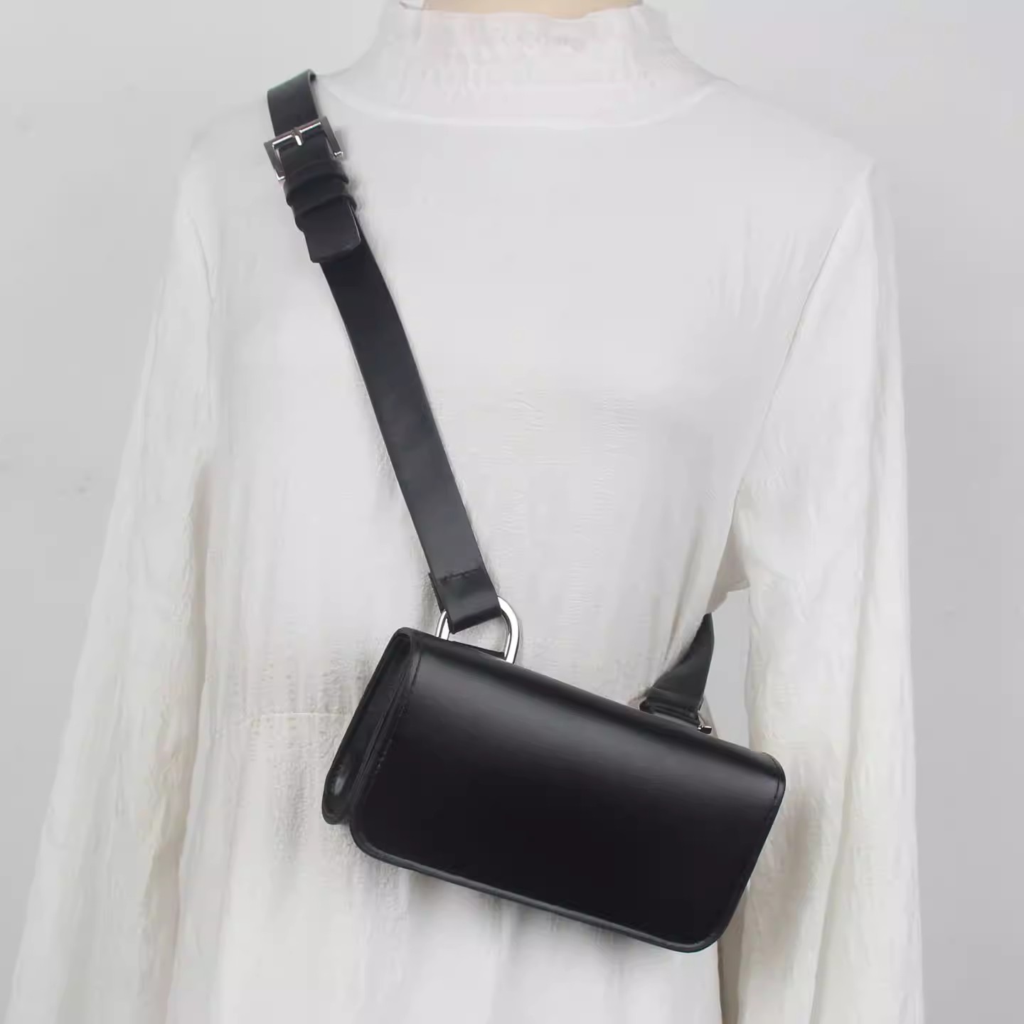 Pu レザーバッグベルト男性女性革パンクコルセット女性カマー - Belt Bag Leather Wide のレビューと価格