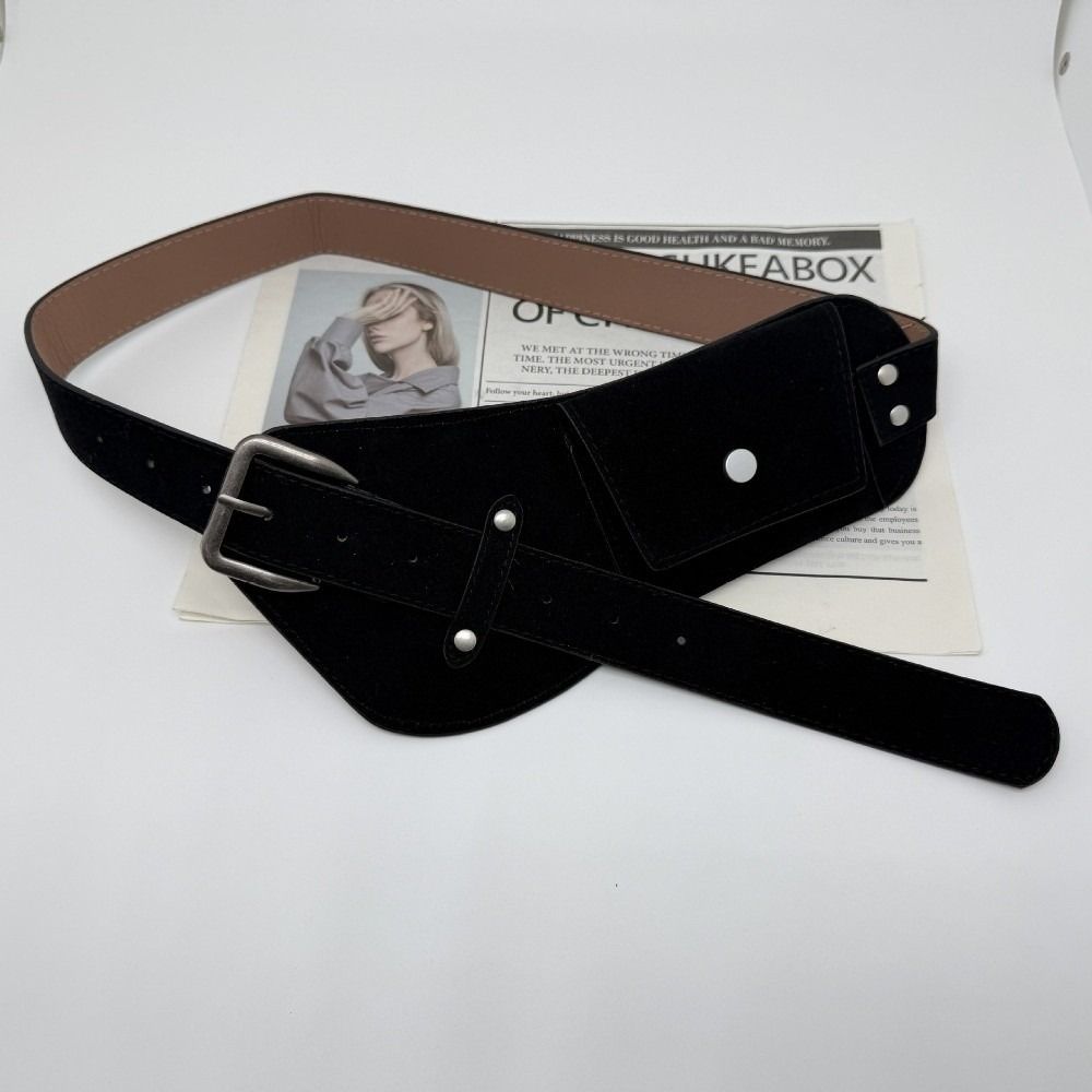 ファッションPUピンバックルウエストバンドワイドクールメイラ - Belt Bag Leather Wide のレビューと価格