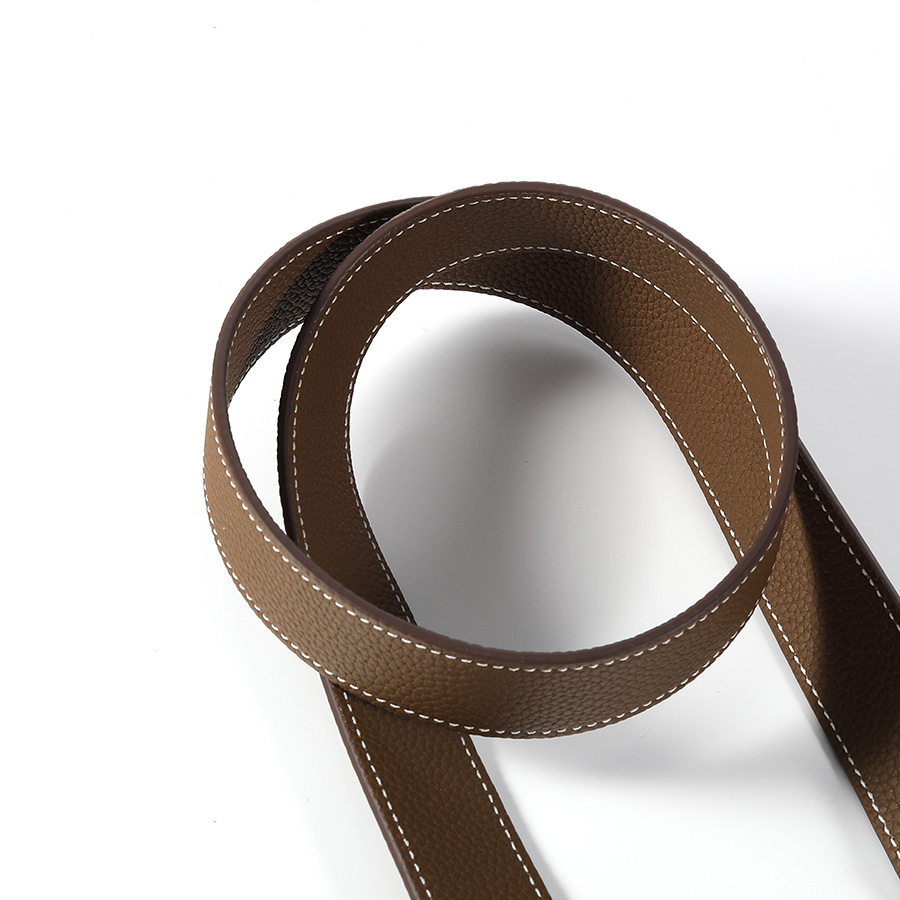 フルレザー トゴ エトゥープ 本革 3cm幅 ショルダースト - Belt Bag Leather Wide のレビューと価格