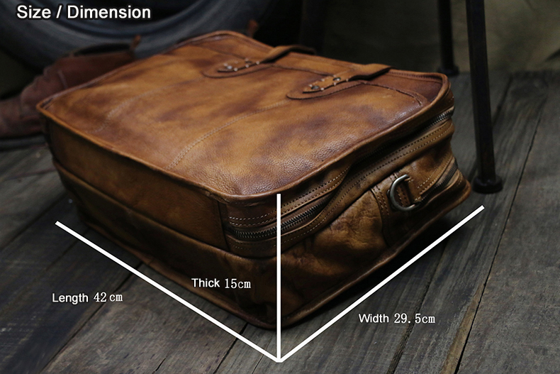 高級ヴィンテージ本革メンズブリーフケース 大型レザービジネス - Luxury Bags That Fit Laptop のレビューと価格