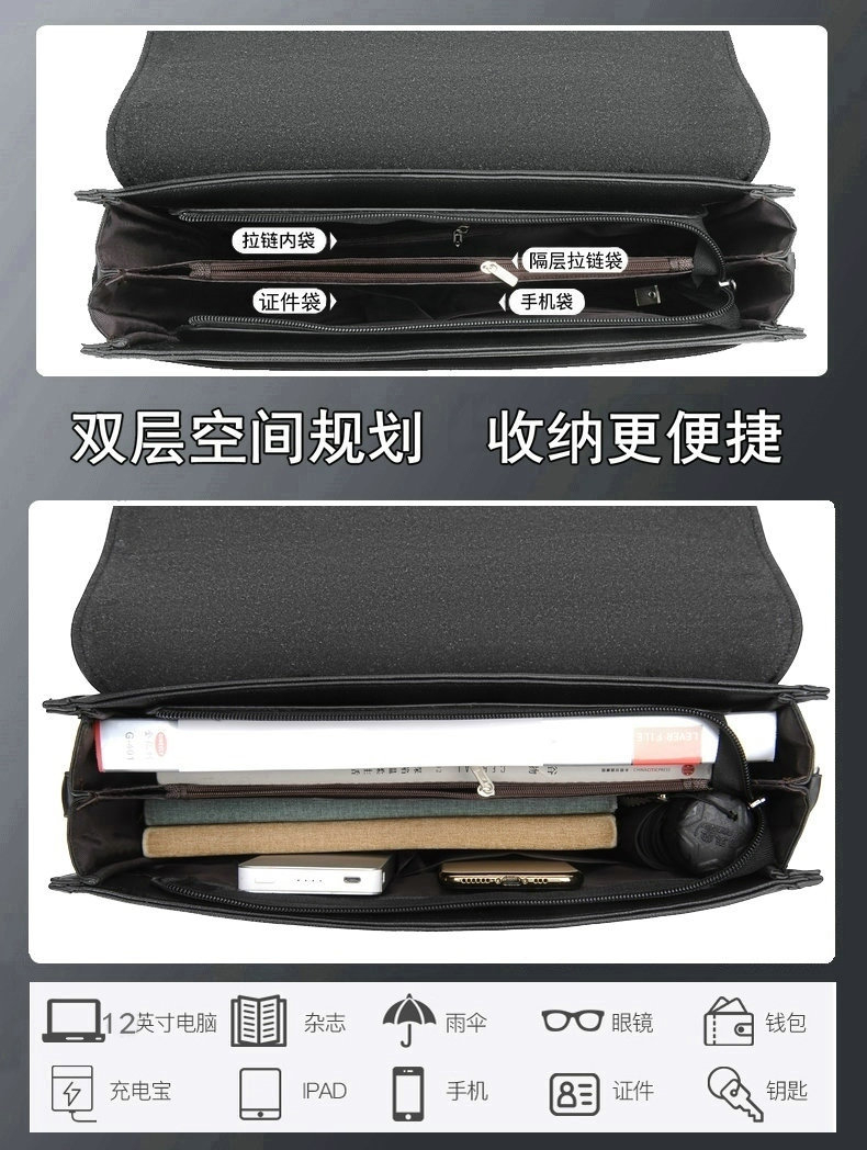 35 × 7 × 26 センチメートル革高級ブリーフケース男 - Luxury Bags Coach のレビューと価格