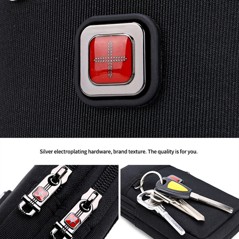 ジャージー防水オックスフォード布携帯電話ウエストバッグキーコ - Accordion Wallet Zip のレビューと価格