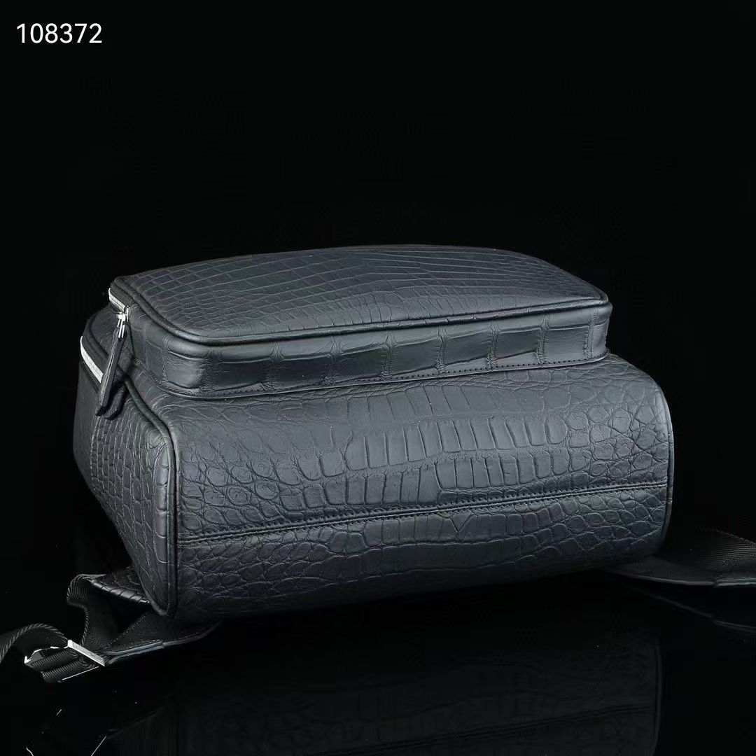 高級品質トップレベル本物のワニ皮バックパックバッグレジャーフ - Luxury Bags Levels のレビューと価格