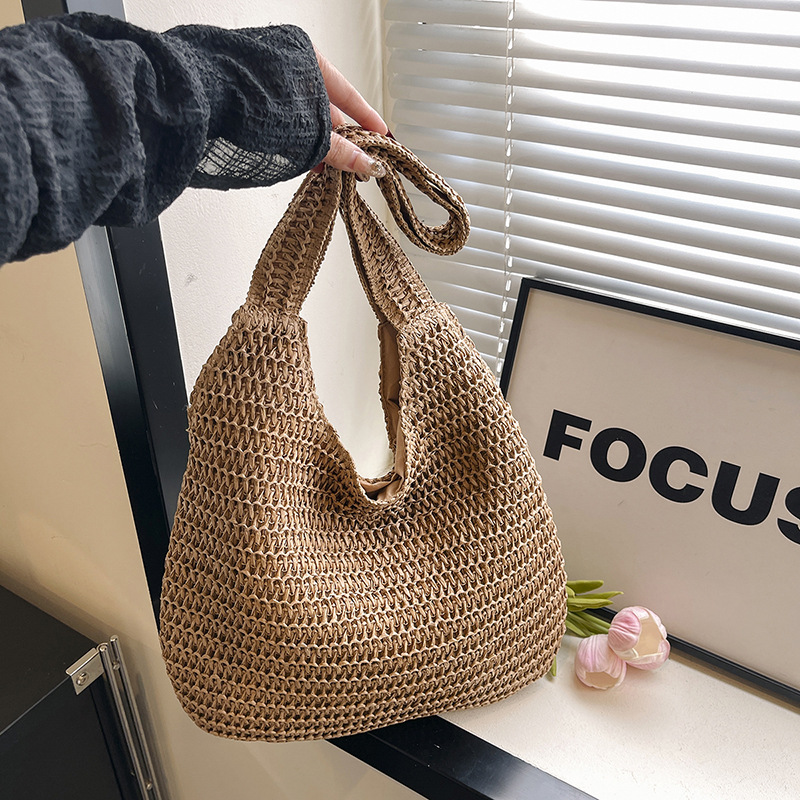 ホームフィッシュ ラタンストロー織りトートバッグ レディース - Luxury Beach Bags Ysl のレビューと価格