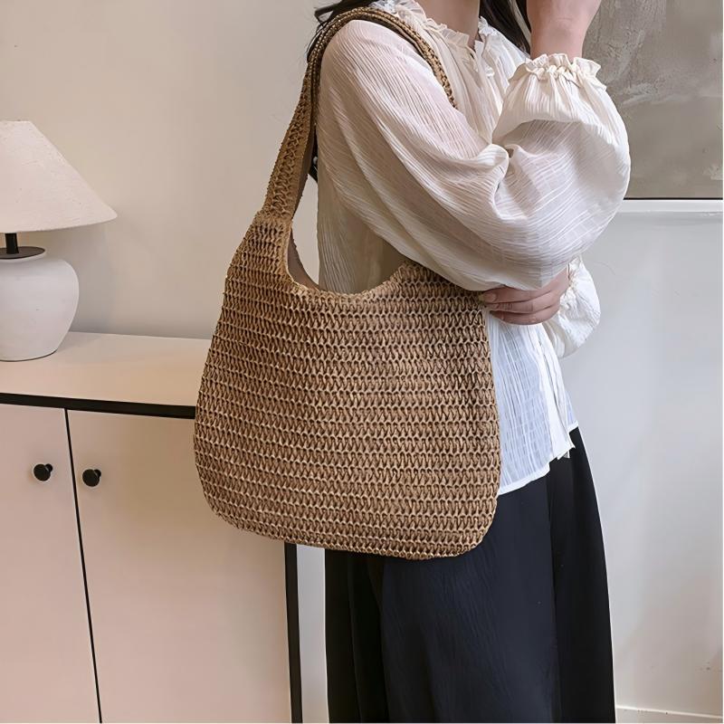 ホームフィッシュ ラタンストロー織りトートバッグ レディース - Luxury Beach Bags Ysl のレビューと価格