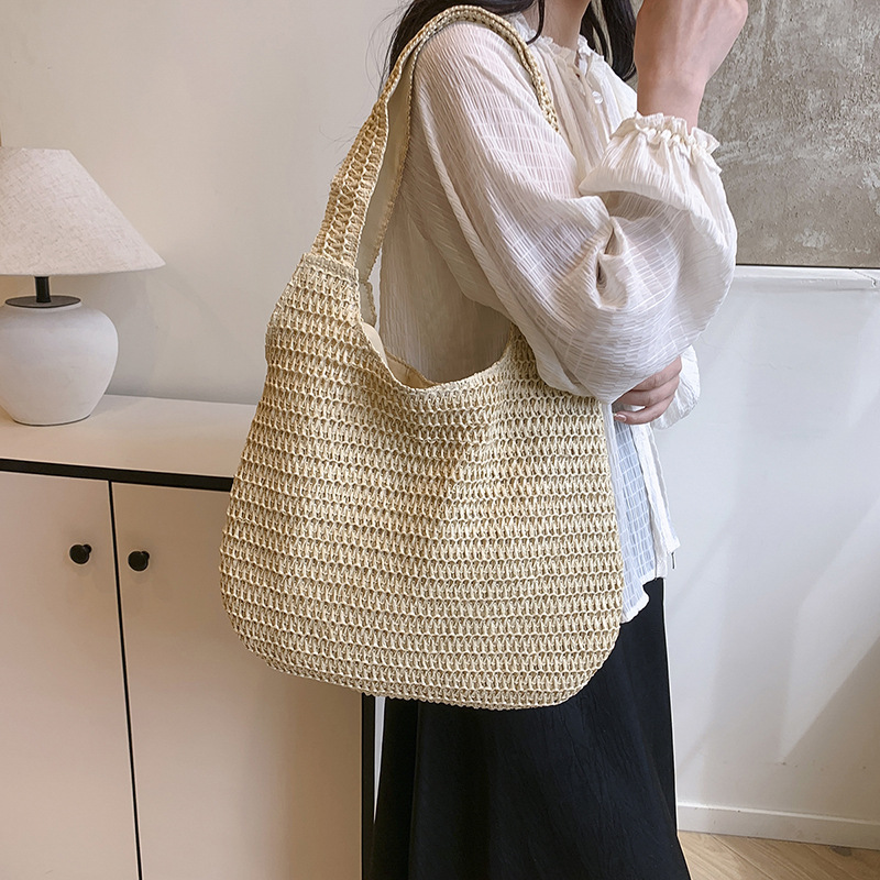 ホームフィッシュ ラタンストロー織りトートバッグ レディース - Luxury Beach Bags Ysl のレビューと価格