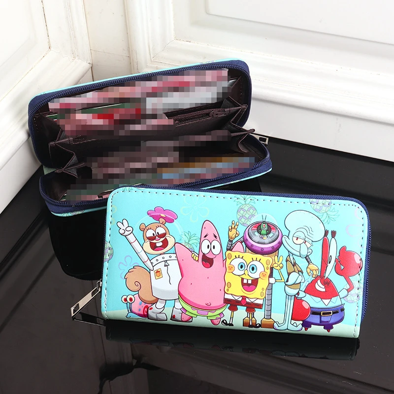 新しいスポンジボブスクエアパンツの女性用長財布、パトリック・ - Accordion Wallet Zip のレビューと価格