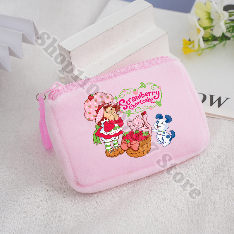 子供アニメぬいぐるみ小銭入れイチゴショートケーキ女の子かわい - Accordion Wallet Zip のレビューと価格