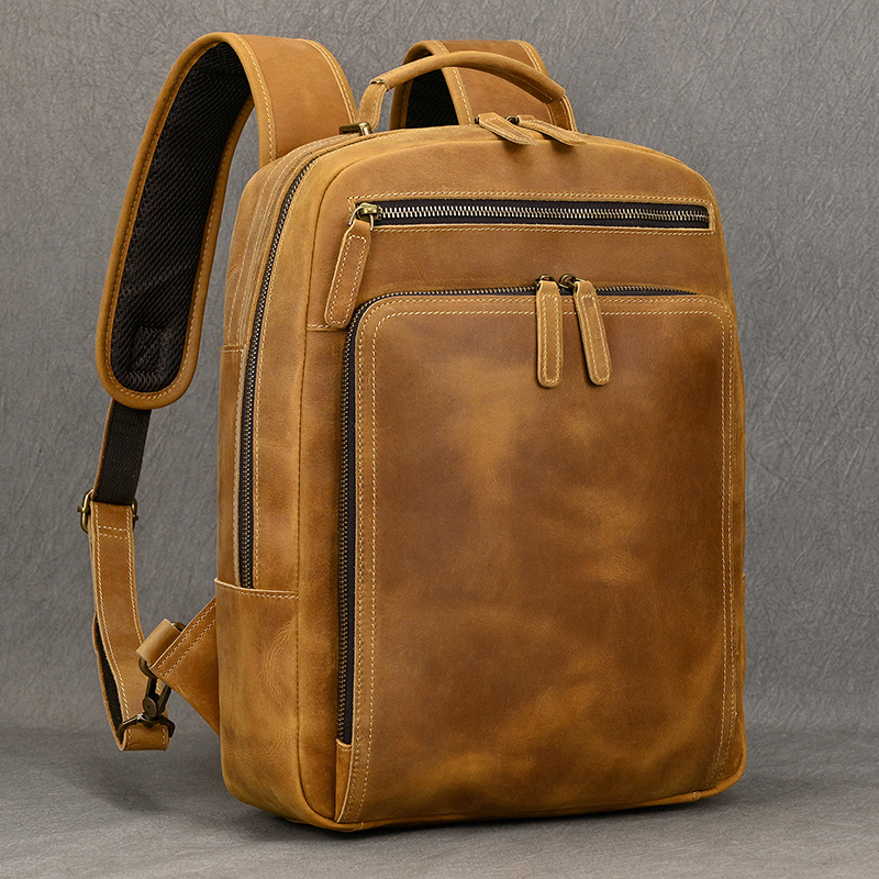 男性用本革バックパック,高級ラップトップバックパック,男性用 - Luxury Bags That Fit Laptop のレビューと価格