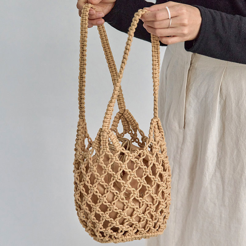 女性のための夏のビーチバッグ,ニット,バケット,ショルダース - Luxury Beach Bags Ysl のレビューと価格