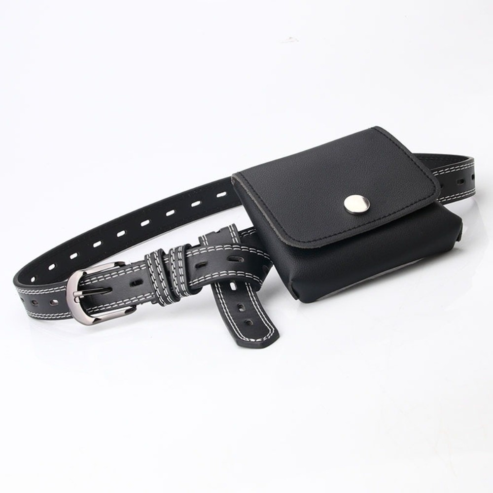 新しい PU レザー女性用ウエストバッグコンパクト軽量ベルト - Belt Bag Leather Wide のレビューと価格