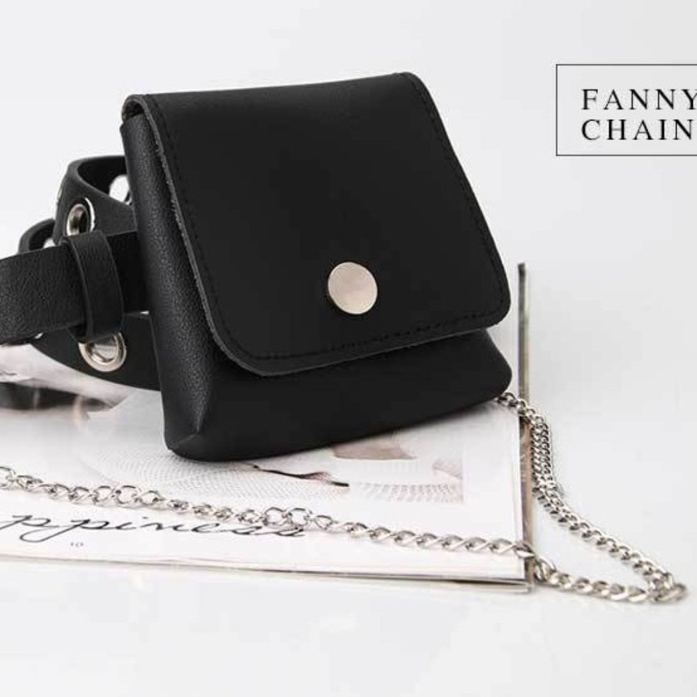 新しい PU レザー女性用ウエストバッグ調節可能なストラップ - Belt Bag Leather Wide のレビューと価格