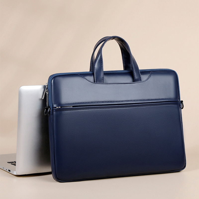 男性と女性のためのPUレザービジネスブリーフケース,大容量, - Luxury Bags That Fit Laptop のレビューと価格